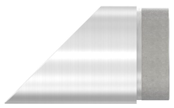 Endbogen 45°, zum Stecken, für Rohr 60,3x2,0mm, V2A