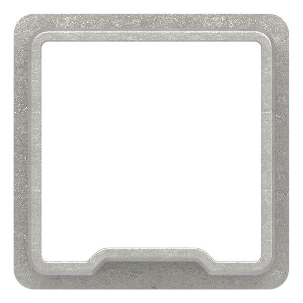 Verbinder, zum Stecken, für Rohr 40x40x2,0mm, V4A