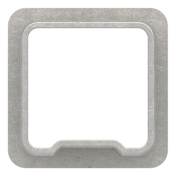 Verbinder, zum Stecken, für Rohr 40x40x3,0mm, V4A