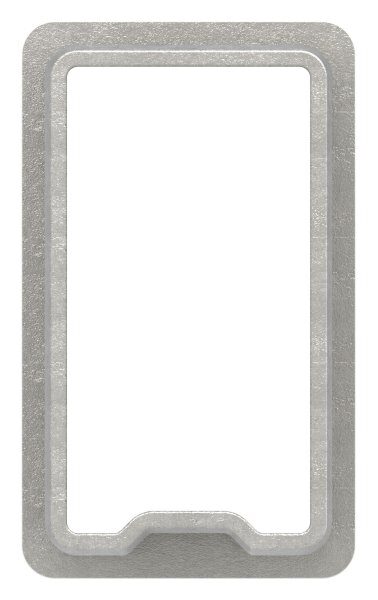 Verbinder, zum Stecken, für Rohr 50x30x2,00mm, V4A
