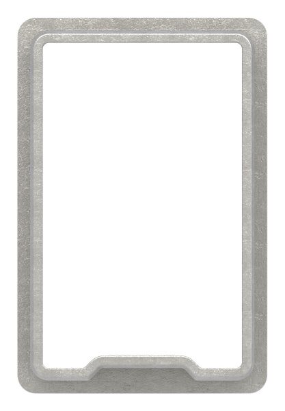 Verbinder, zum Stecken, für Rohr 60x40x2,00mm, V4A