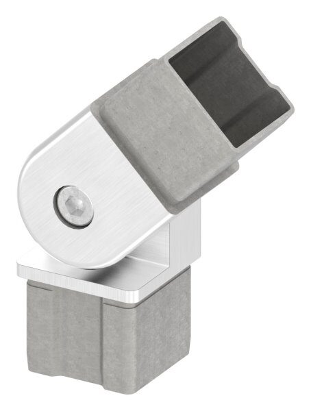 Verbindungsgelenk, zum Stecken, für Rohr 40x40x2,0mm, V4A