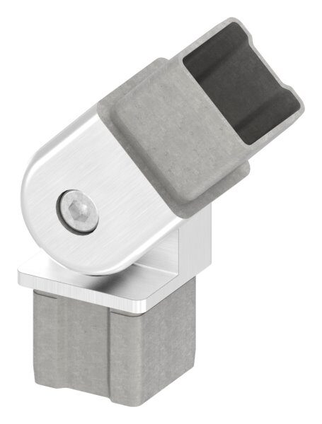 Verbindungsgelenk, zum Stecken, für Rohr 40x40x3,0mm, V4A