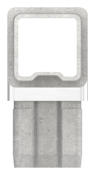 T-Verbinder, zum Stecken, für Rohr 30x30x2,0mm, V4A