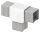 T-Verbinder, zum Stecken, für Rohr 40x40x3,0mm, V4A