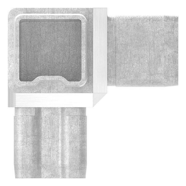 Verbinder, zum Stecken, für Rohr 30x30x2,0mm, V4A