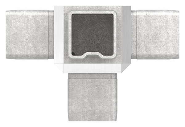 Verbinder, zum Stecken, für Rohr 30x30x2,0mm, V4A