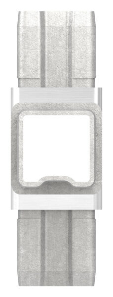 Verbinder, zum Stecken, für Rohr 30x30x2,0mm, V4A