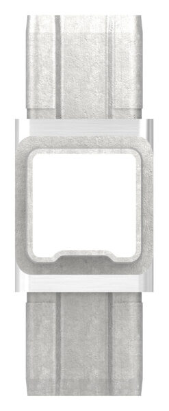 Verbinder, zum Stecken, für Rohr 40x40x3,0mm, V4A