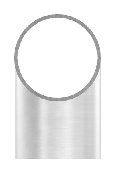 T-Stück, 48,3x2,0mm, zum Einschweißen, geschliffen Korn 240, V2A