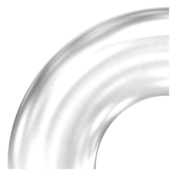 Schweißbogen 90°, 114,3x2,0mm, geschliffen Korn 240, V2A