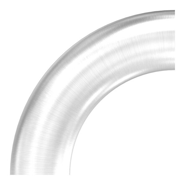 Schweißbogen 90°, 48,3x2,0mm, Bauart 5, r = 108mm, geschliffen Korn 240, V2A