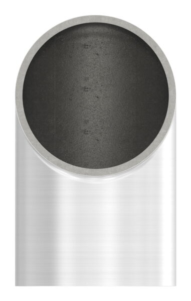 Schweißecke 90°, 42,4x2,0mm, geschliffen Korn 240, V2A