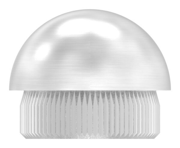 Rohrabschlussstopfen, für Rohr 26,9x2,0mm, halbrund,...