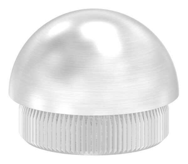 Rohrabschlussstopfen, für Rohr 30,0x2,0mm, halbrund,...