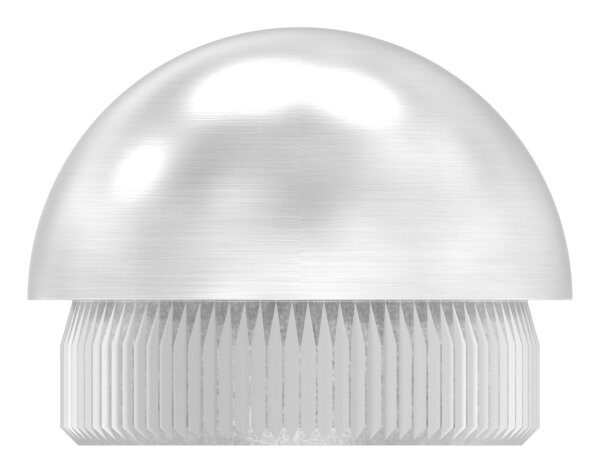 Rohrabschlussstopfen, für Rohr 30,0x2,0mm, halbrund,...