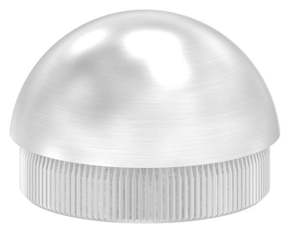 Rohrabschlussstopfen, für Rohr 48,3x2,0mm, halbrund,...