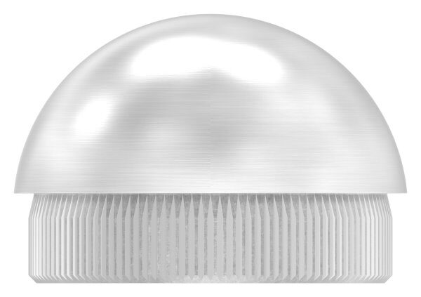 Rohrabschlussstopfen, für Rohr 48,3x2,0mm, halbrund,...