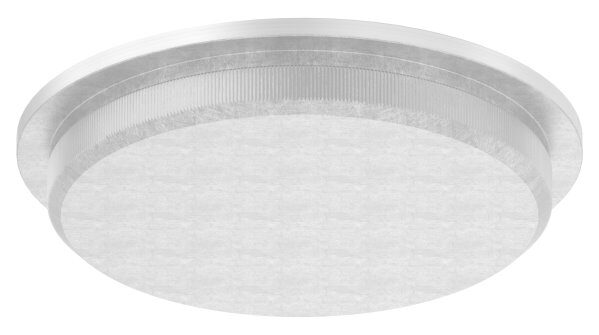 Rohrabschlussstopfen, für Rohr 42,4x2,5mm, leicht gewölbt, zum Einschlagen, mit Rändelung, dünne Ausführung, V2A