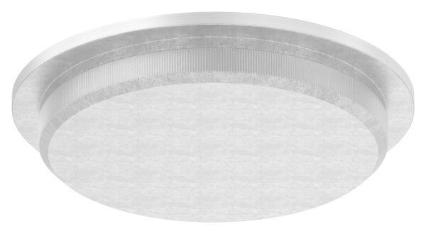 Rohrabschlussstopfen, für Rohr 42,4x3,0mm, leicht gewölbt, zum Einschlagen, mit Rändelung, dünne Ausführung, V2A