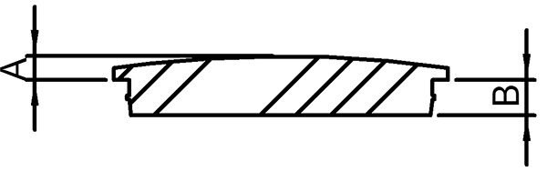 Rohrabschlussstopfen, für Rohr 42,4x2,0mm, leicht gewölbt, zum Einschlagen, mit Nase, unten verjüngt für optimalen Sitz beim Einschlagen, V2A