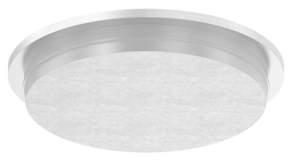 Rohrabschlussstopfen, für Rohr 42,4x2,5mm, leicht gewölbt, zum Einschlagen, mit Nase, unten verjüngt für optimalen Sitz beim Einschlagen, V2A