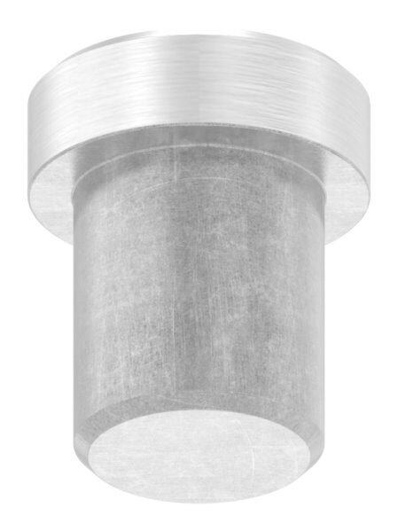 Rohrabschlussstopfen, für Rohr 12,0x1,5mm, flach, zum Einkleben, V2A