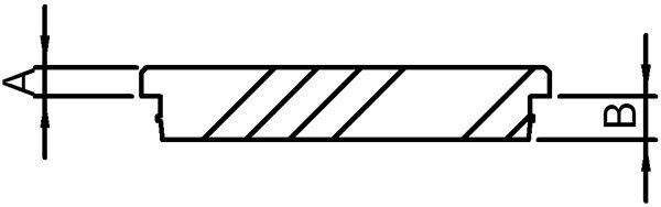 Rohrabschlussstopfen, für Rohr 42,4x2,0mm, flach, zum Einschlagen, mit Nase, unten verjüngt für optimalen Sitz beim Einschlagen, V2A