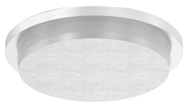 Rohrabschlussstopfen, für Rohr 42,4x3,0mm, flach, zum Einschlagen, mit Nase, unten verjüngt für optimalen Sitz beim Einschlagen, V2A