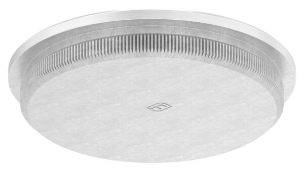 Rohrabschlussstopfen, für Rohr 42,4x2,0mm, flach, zum Einschlagen, mit Rändelung, dünne Ausführung, V2A