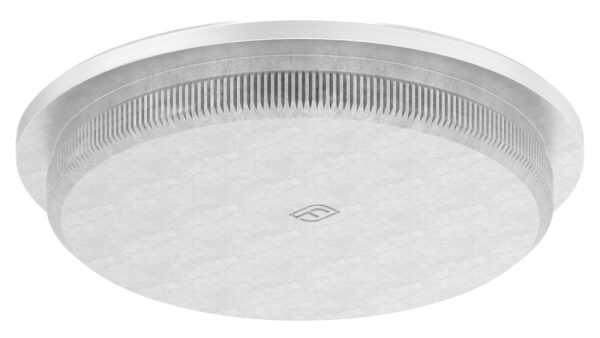 Rohrabschlussstopfen, für Rohr 42,4x2,5mm, flach, zum Einschlagen, mit Rändelung, dünne Ausführung, V2A