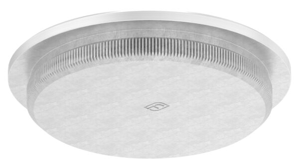 Rohrabschlussstopfen, für Rohr 42,4x3,0mm, flach, zum Einschlagen, mit Rändelung, dünne Ausführung, V2A