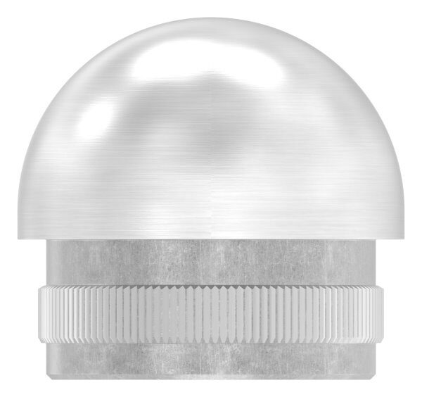 Rohrabschlussstopfen, für Rohr 33,7x2,0mm, halbrund,...