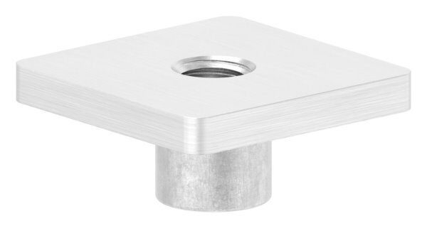 Platte, 30x30mm, t: 4mm, mit Innengewinde M8, flach, zum...