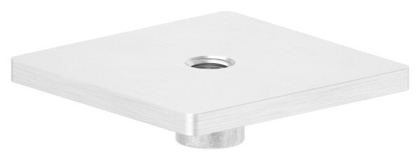 Platte, 50x50mm, t: 4mm, mit Innengewinde M8, flach, zum...