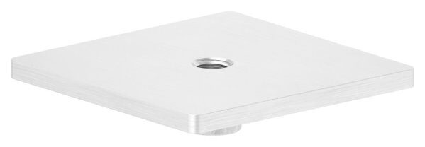 Platte, 60x60mm, t: 4mm, mit Innengewinde M8, flach, zum...