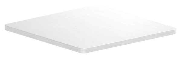 Platte zum Aufschweißen t: 2mm, für Quadratrohr 50x50mm, geschliffen, V2A