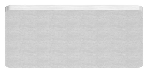 Platte zum Aufschweißen t: 2mm, für Quadratrohr 50x50mm, geschliffen, V2A