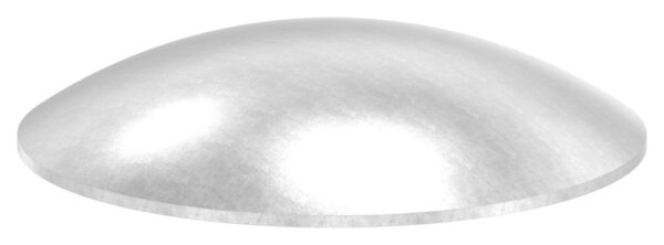 Gewölbte Schale Ø 120x2,5mm, H: 22mm, roh, V2A
