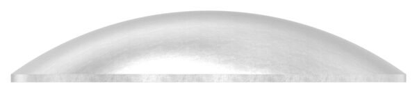 Gewölbte Schale Ø 120x2,5mm, H: 22mm, roh, V2A