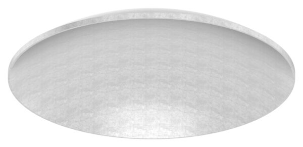 Gewölbte Schale Ø 120x2,5mm, H: 22mm, roh, V2A