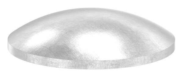Gewölbte Schale Ø 26,9x1,5mm, H: 6mm, roh, V2A