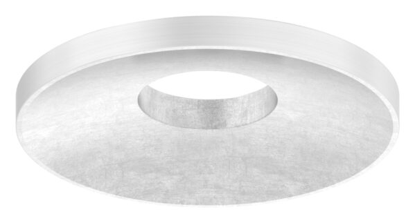 Gewölbte Schale, Ø 33mm, mit Bohrung 12,2mm, t: 3mm, geschliffen, V2A