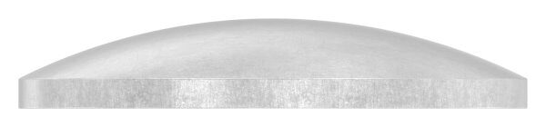 Gewölbte Schale Ø 33,7x2,0mm, H: 6mm, roh, V2A