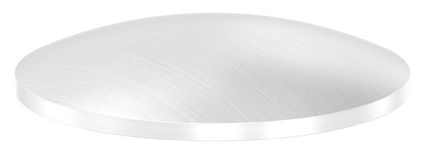 Gewölbte Schale Ø 42,4x2,0mm, H: 7mm, geschliffen, V2A