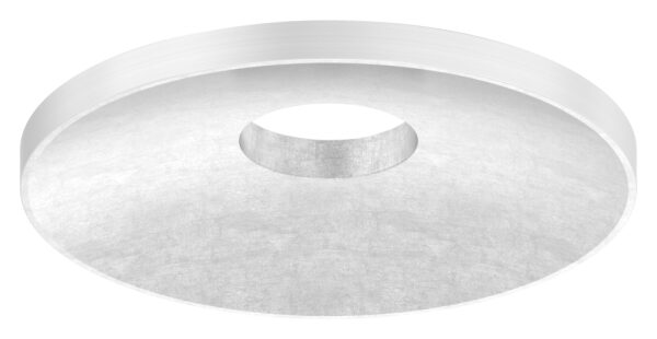 Gewölbte Schale, Ø 42,4mm, mit Bohrung 12,2mm, t: 3mm, geschliffen, V2A