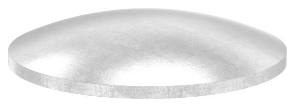 Gewölbte Schale Ø 42,4x2,0mm, H: 7mm, roh, V2A