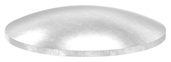 Gewölbte Schale Ø 48,3x2,0mm, H: 8mm, roh, V4A