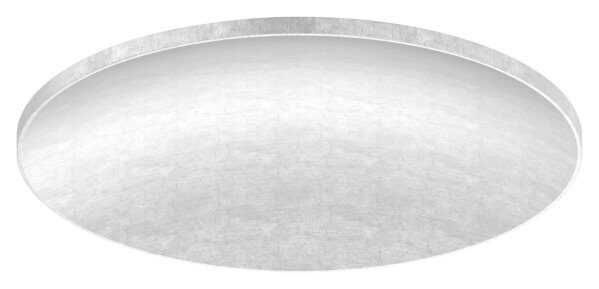 Gewölbte Schale Ø 60,3x2,0mm, H: 9mm, roh, V2A
