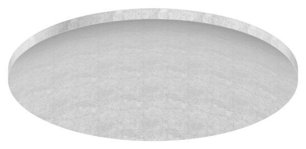 Gewölbte Schale Ø 70x2,5mm, H: 11,5mm, ungeschliffen, V2A